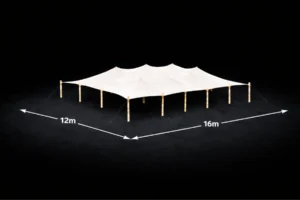 Stretchzelt 12x16m mieten
