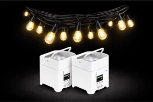 Beleuchtungspaket für das 2 Mast Sailcloth-Zelt