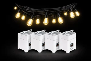 Beleuchtungspaket für das 4 Mast Sailcloth-Zelt