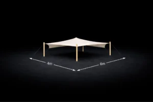 Stretchzelt 4x6m mieten