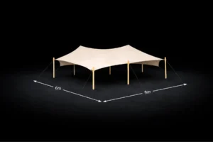 Stretchzelt 6x9m mieten