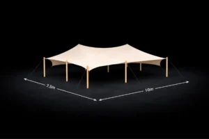 Stretchzelt 7,5x10m mieten
