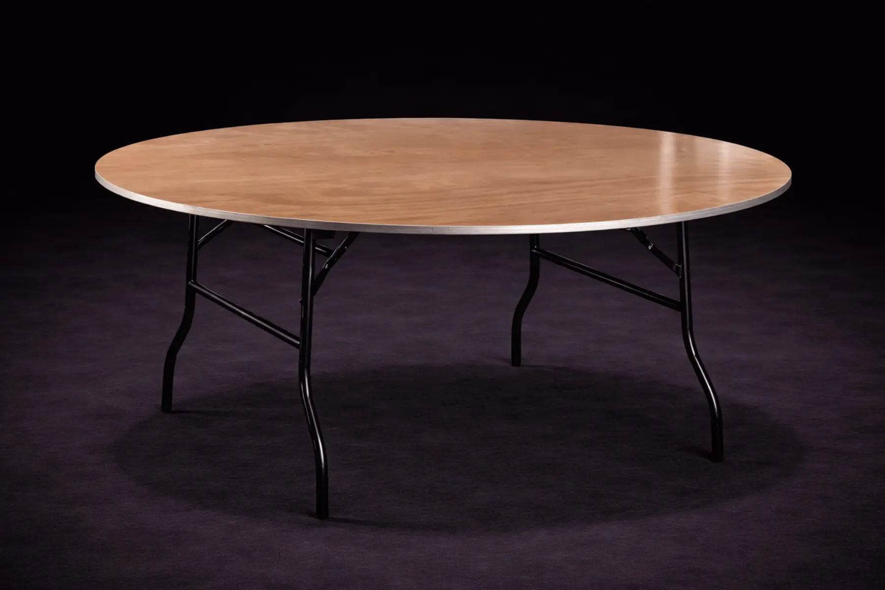 Banketttisch rund mieten (mit Tischdecke) – Bild 2