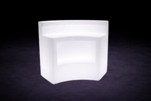 LED Thekenelement rund mieten