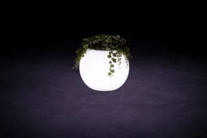 LED Blumentopf kugel mieten