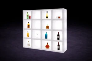 LED Thekenregal groß mieten