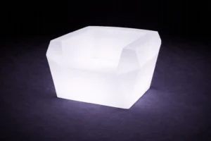 LED Stuhl eckig mieten