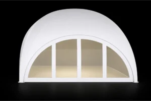 Seitenwände Transparent für Domezelte