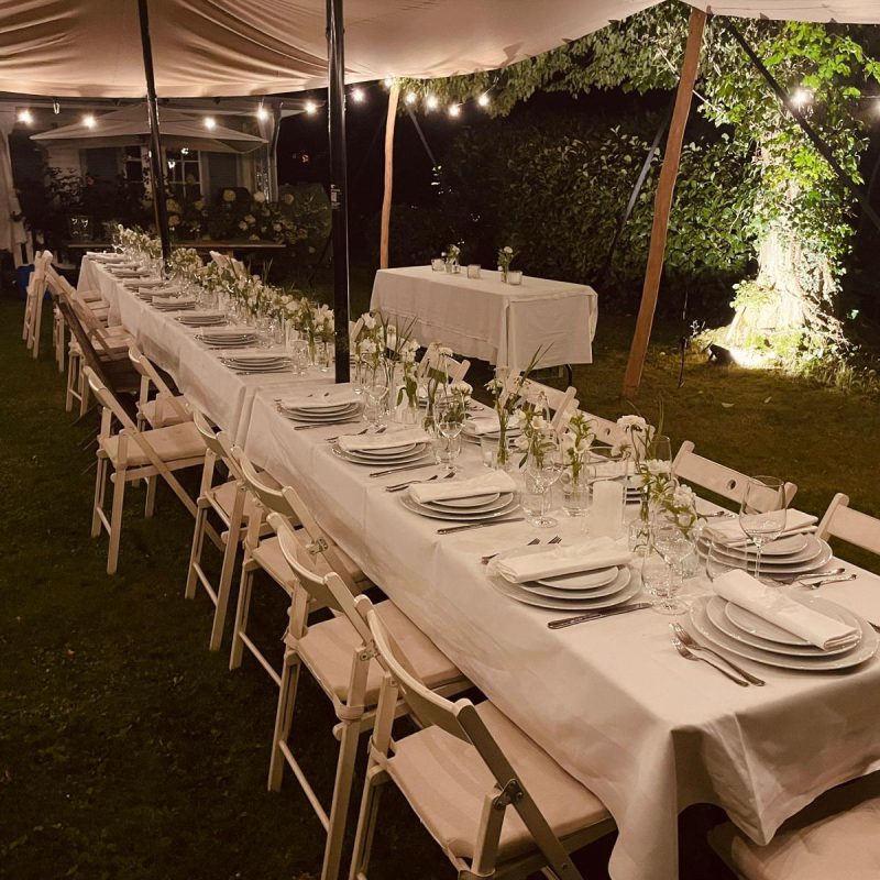 EmsEvents Tische und Stühle mieten für Hochzeit Vintage