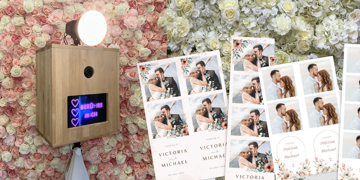 Fotobox mieten EmsEvents Sofortdruck und Layout für Hochzeit und Firmenevent
