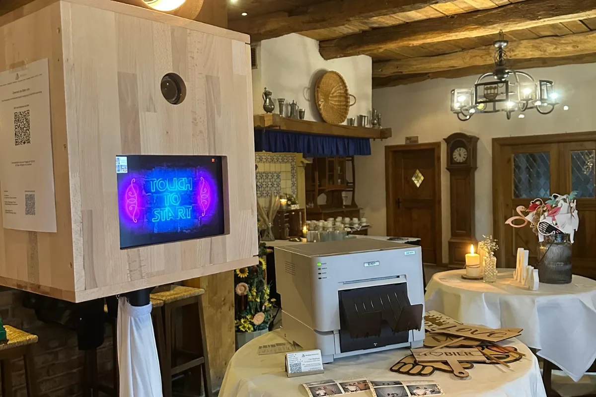Fotobox mit Sofortdruck mieten