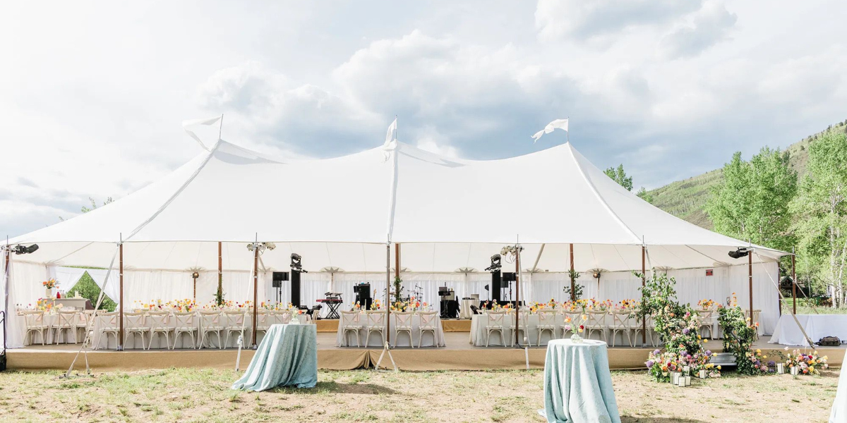 Sailclothzelt mieten 3 Mast EmsEvents Verleih Festzelt fuer Hochzeit und Party