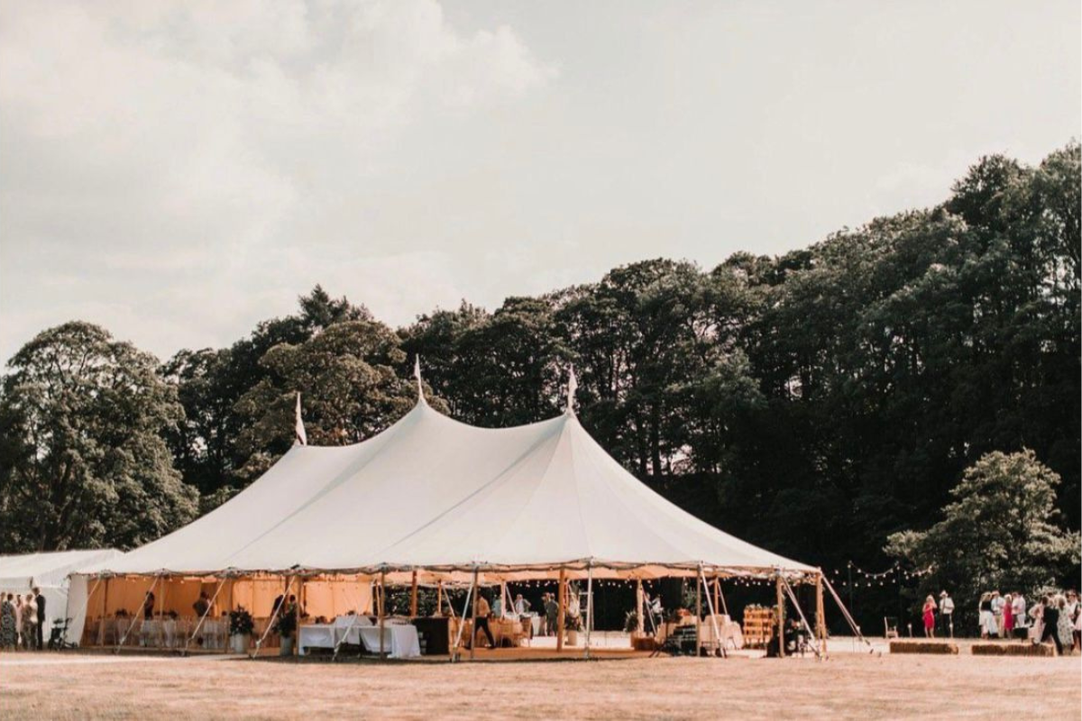 Sailclothzelt mieten EmsEvents Vermietung besonderes Hochzeitszelt Partyzelt Festzelt